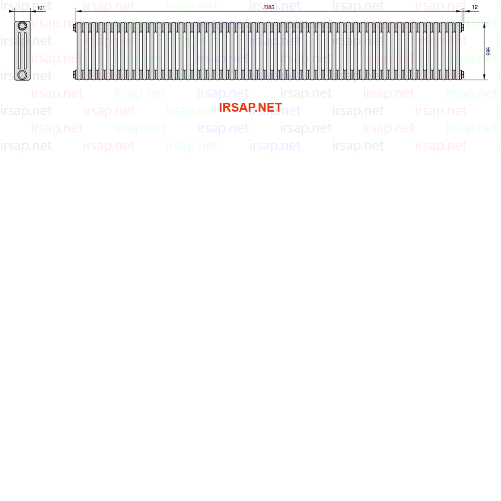 Радиатор IRSAP Tesi 30565/53 T12 CL 01
